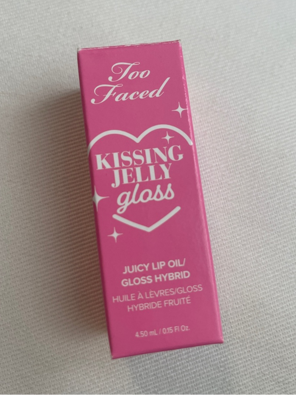 New Too Faced Kissing Jelly Gloss bubblegum